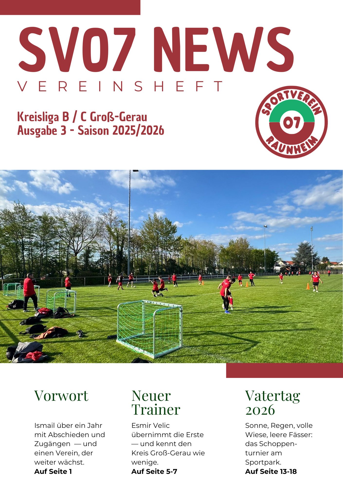 SV07 News 25/26 – Ausgabe 3