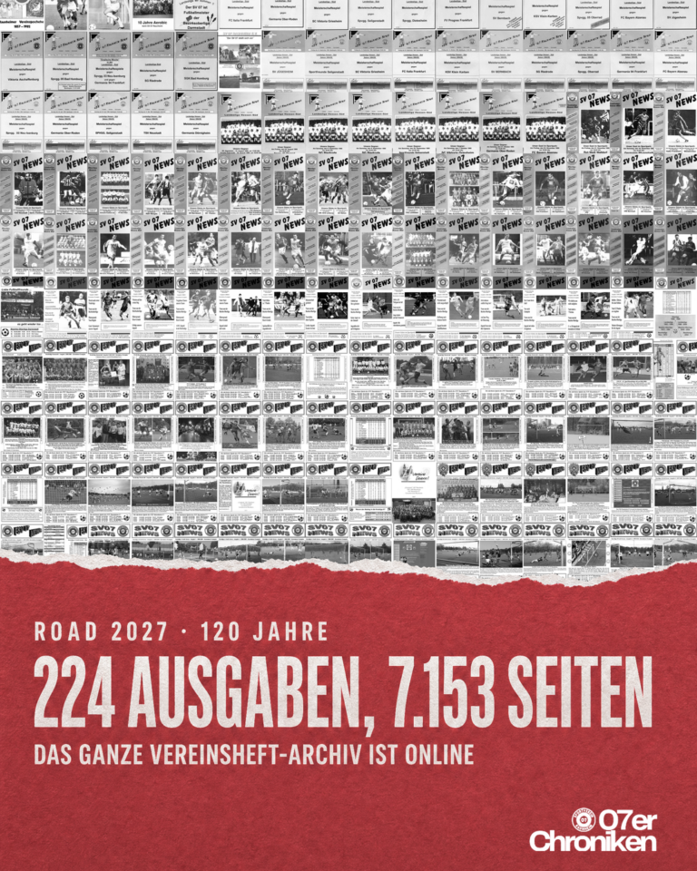 07er Chroniken: Unser Vereinsheft-Archiv ist online