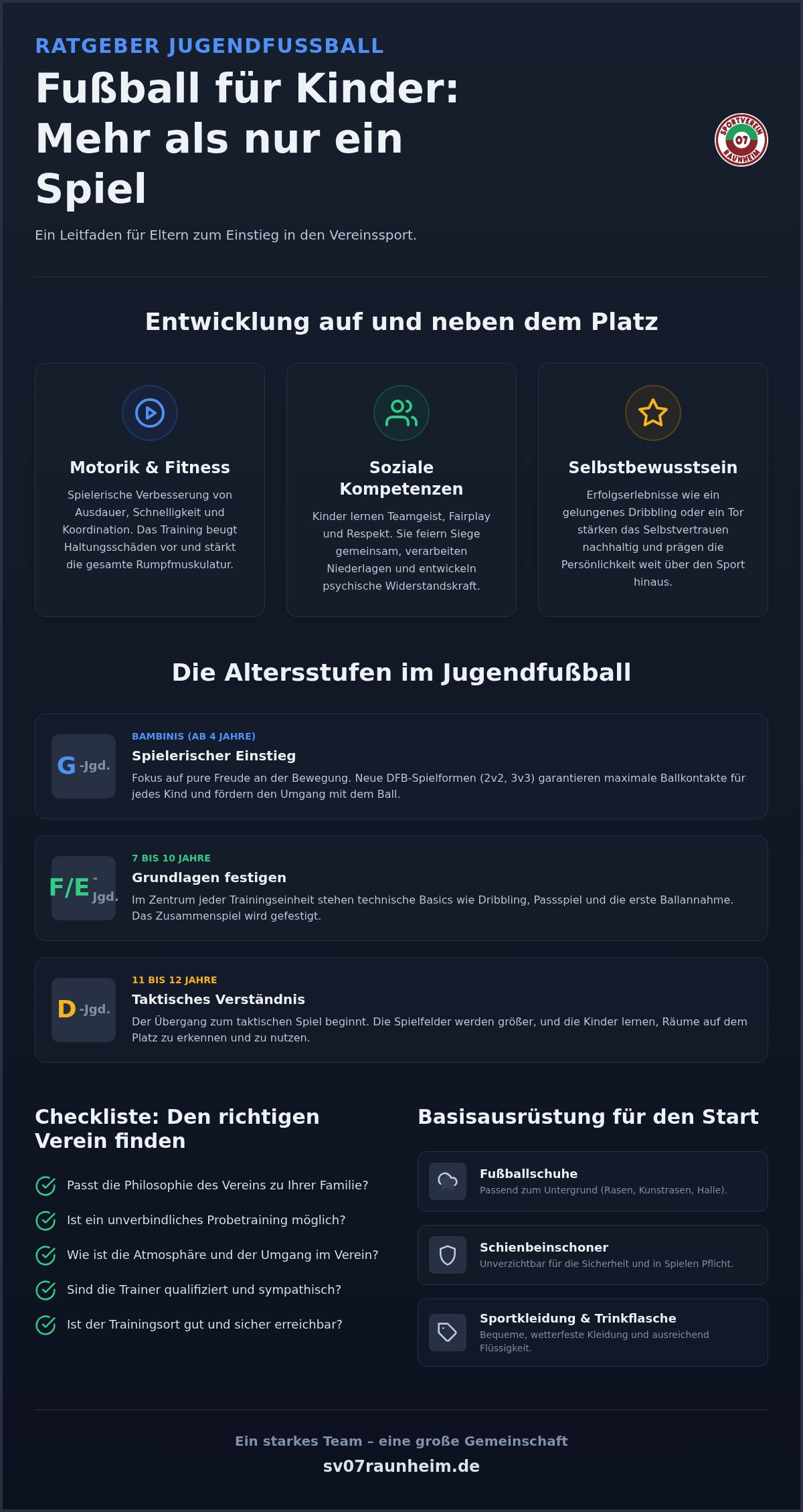 Fußballverein für Kinder: Der ultimative Ratgeber für Eltern zu Training, Teams und Vorteilen