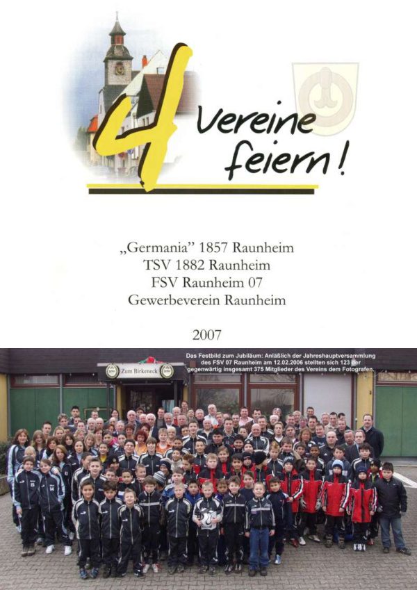Titelseite Jubiläumsheft 2007