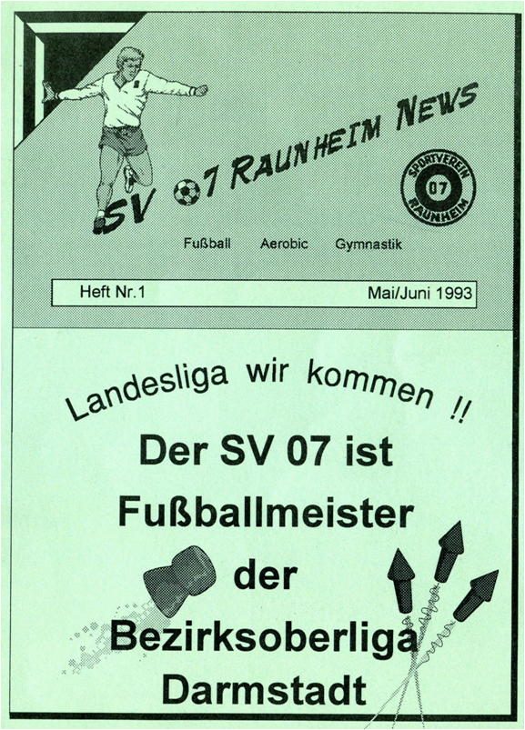 Titelseite Ausgabe 1 (1993/94)