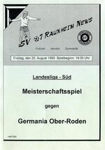 Titelseite Ausgabe 3 (1993/94)