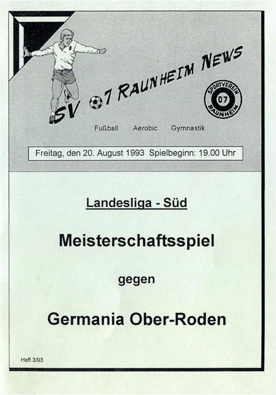 Titelseite Ausgabe 3 (1993/94)