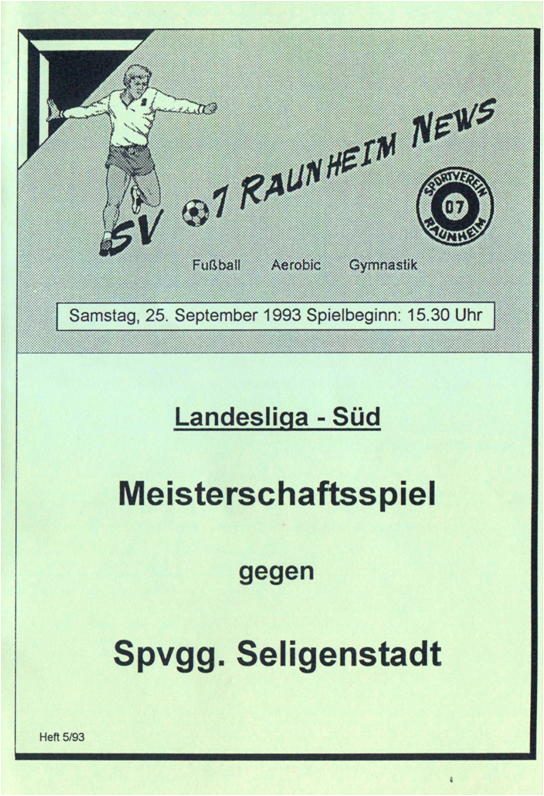 Titelseite Ausgabe 5 (1993/94)