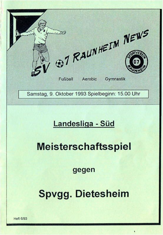 Titelseite Ausgabe 6 (1993/94)