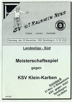 Titelseite Ausgabe 9 (1993/94)