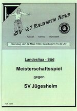 Titelseite Ausgabe 12 (1993/94)