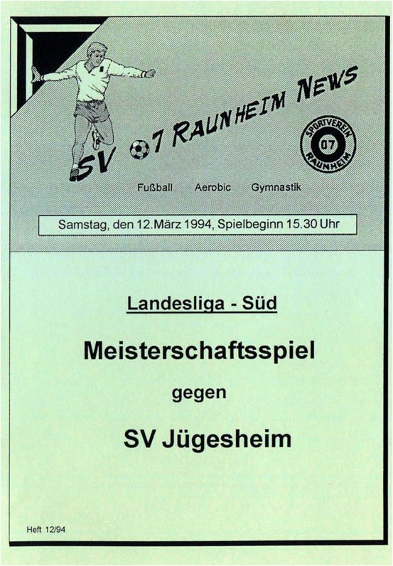 Titelseite Ausgabe 12 (1993/94)