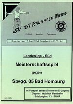Titelseite Ausgabe 14 (1993/94)
