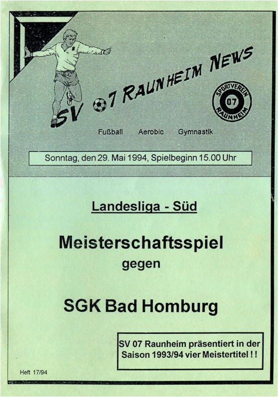 Titelseite Ausgabe 17 (1993/94)