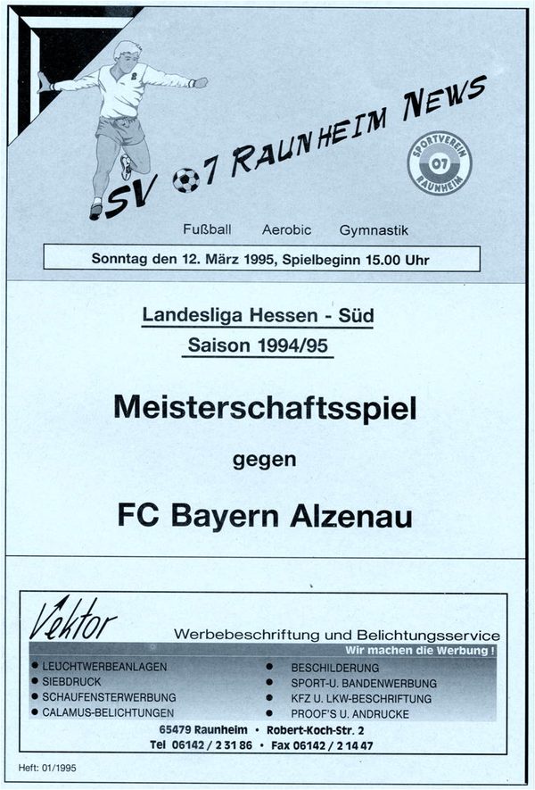 Titelseite Ausgabe 10 (1994/95)