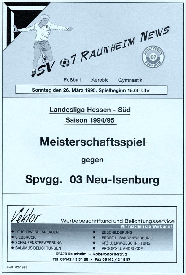 Titelseite Ausgabe 11 (1994/95)