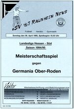Titelseite Ausgabe 12 (1994/95)