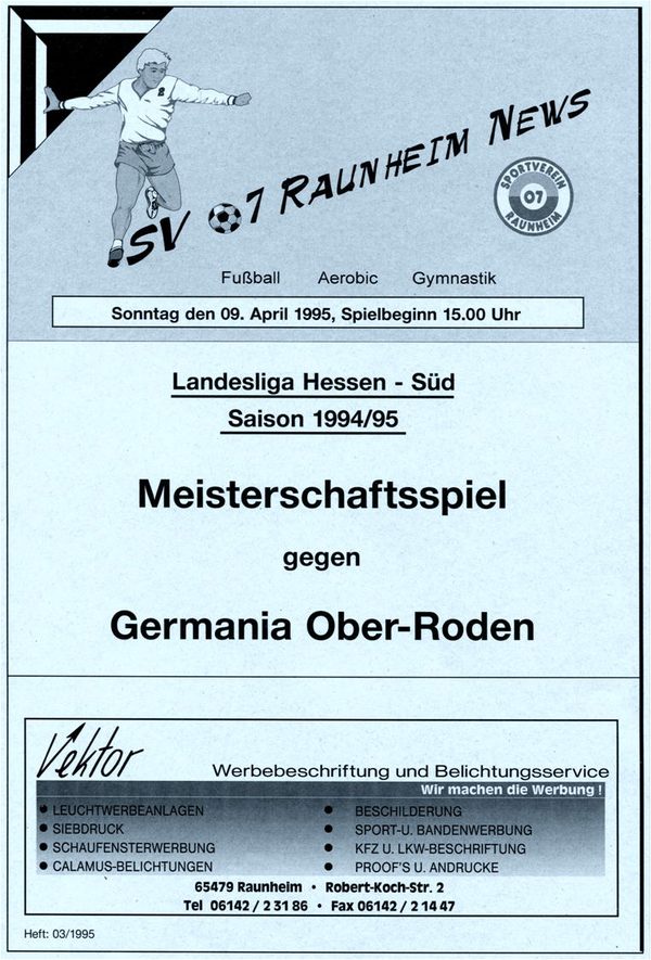 Titelseite Ausgabe 12 (1994/95)
