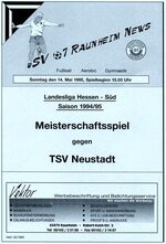 Titelseite Ausgabe 14 (1994/95)