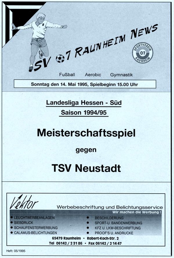 Titelseite Ausgabe 14 (1994/95)