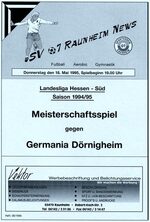 Titelseite Ausgabe 15 (1994/95)