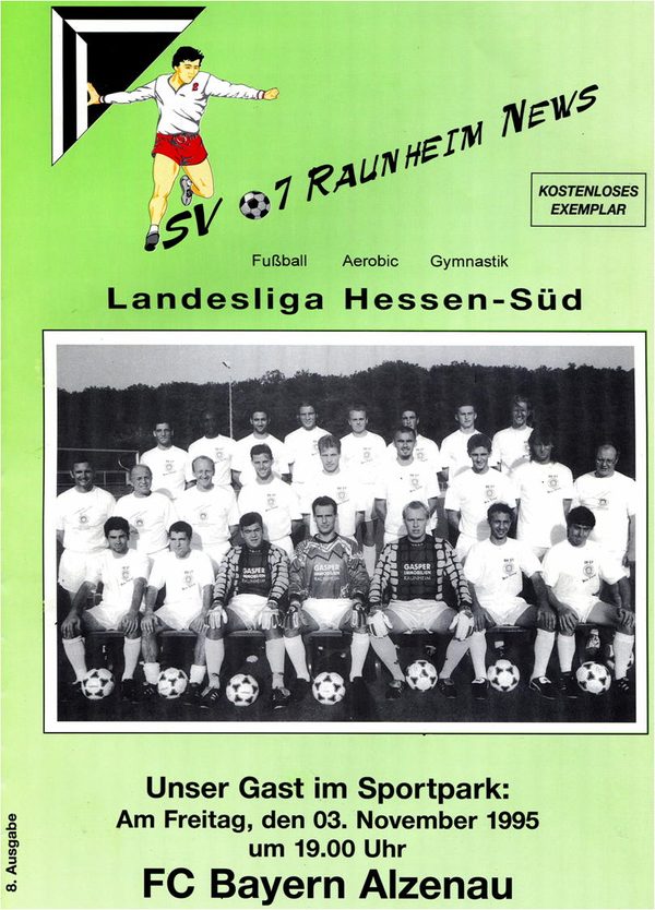 Titelseite Ausgabe 8 (1995/96)