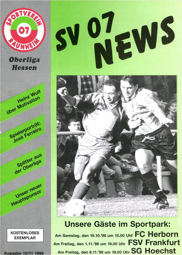 Titelseite Ausgabe 4 (1996/97)