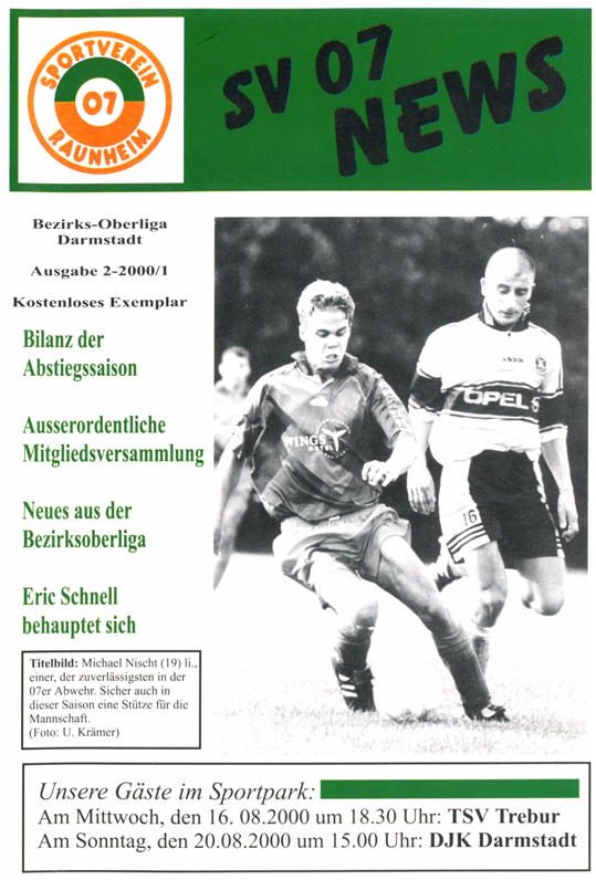 Titelseite Ausgabe 2 (2000/01)