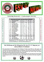 Titelseite Abschlussausgabe 2002/03