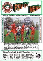 Titelseite Ausgabe 7 (2004/05)