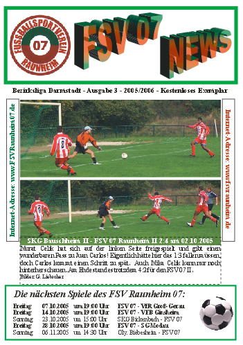 Titelseite Ausgabe 3 (2005/06)