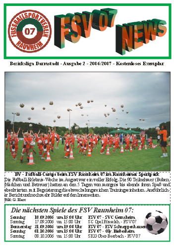 Titelseite Ausgabe 2 (2006/07)