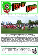 Titelseite Ausgabe 2 (2007/08)