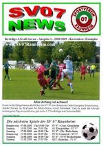 Titelseite Ausgabe 1 (2008/09)