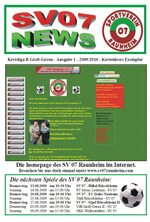 Titelseite Ausgabe 1 (2009/10)