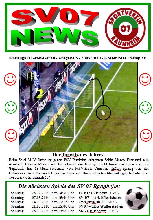 Titelseite Ausgabe 5 (2009/10)