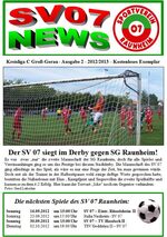 Titelseite Ausgabe 2 (2012/13)