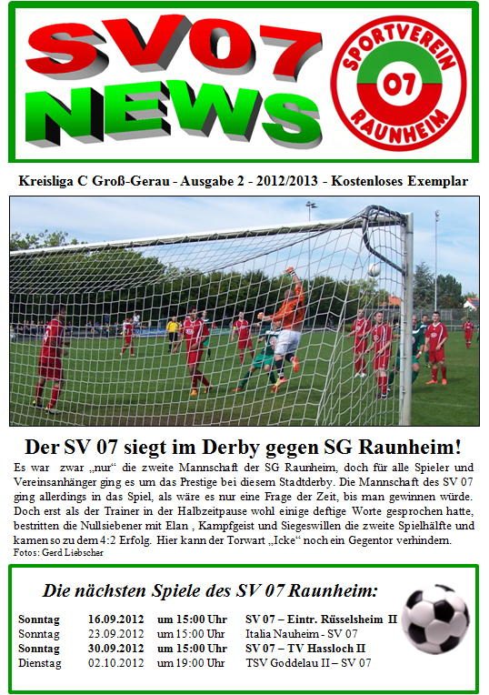 Titelseite Ausgabe 2 (2012/13)