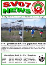 Titelseite Ausgabe 6 (2012/13)