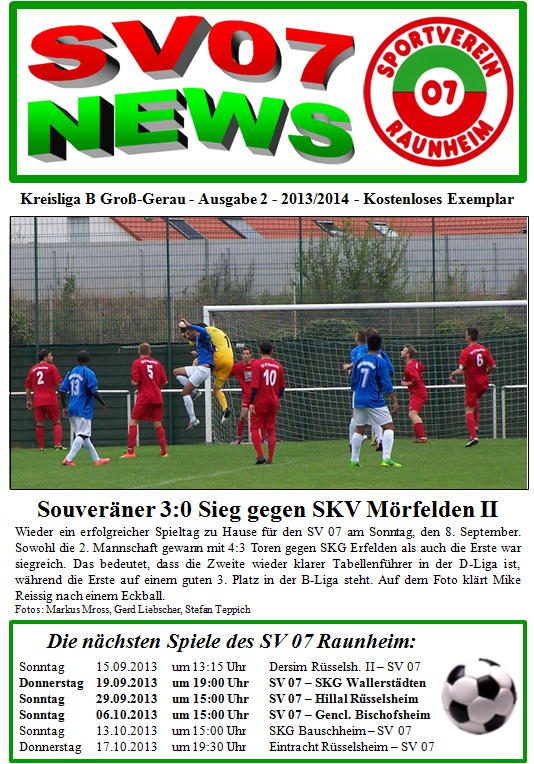Titelseite Ausgabe 2 (2013/14)