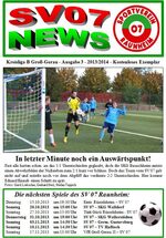 Titelseite Ausgabe 3 (2013/14)