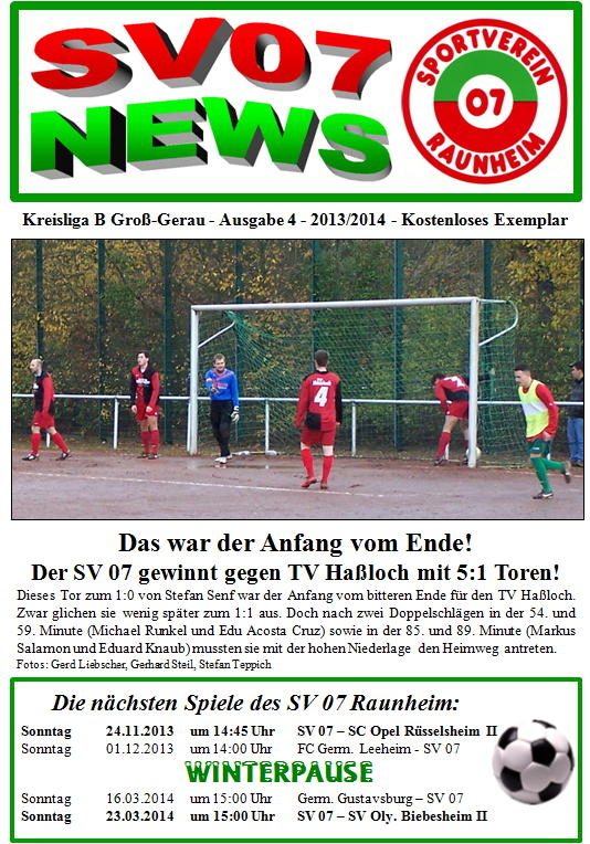 Titelseite Ausgabe 4 (2013/14)