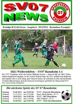 Titelseite Ausgabe 6 (2013/14)