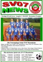 Titelseite Ausgabe 1 (2014/15)