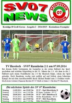 Titelseite Ausgabe 2 (2014/15)