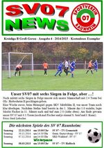 Titelseite Ausgabe 4 (2014/15)