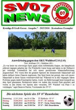 Titelseite Ausgabe 7 (2015/16)