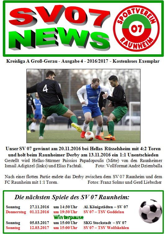Titelseite Ausgabe 4 (2016/17)