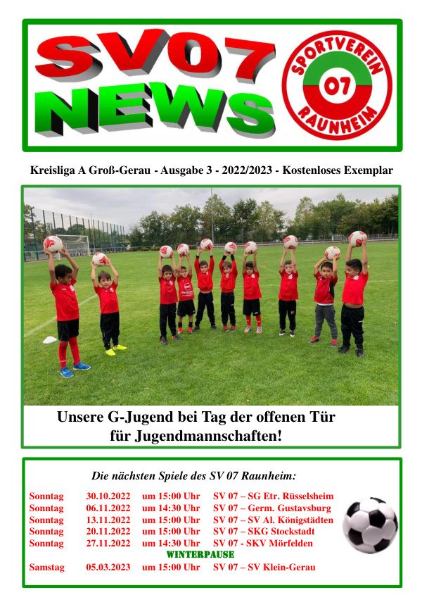 Titelseite Ausgabe 3 (2022/23)