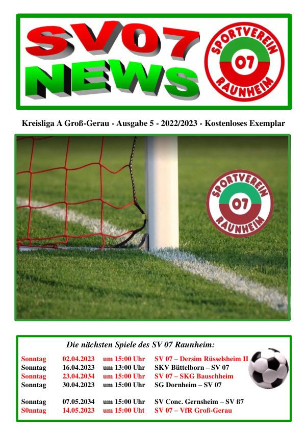 Titelseite Ausgabe 5 (2022/23)