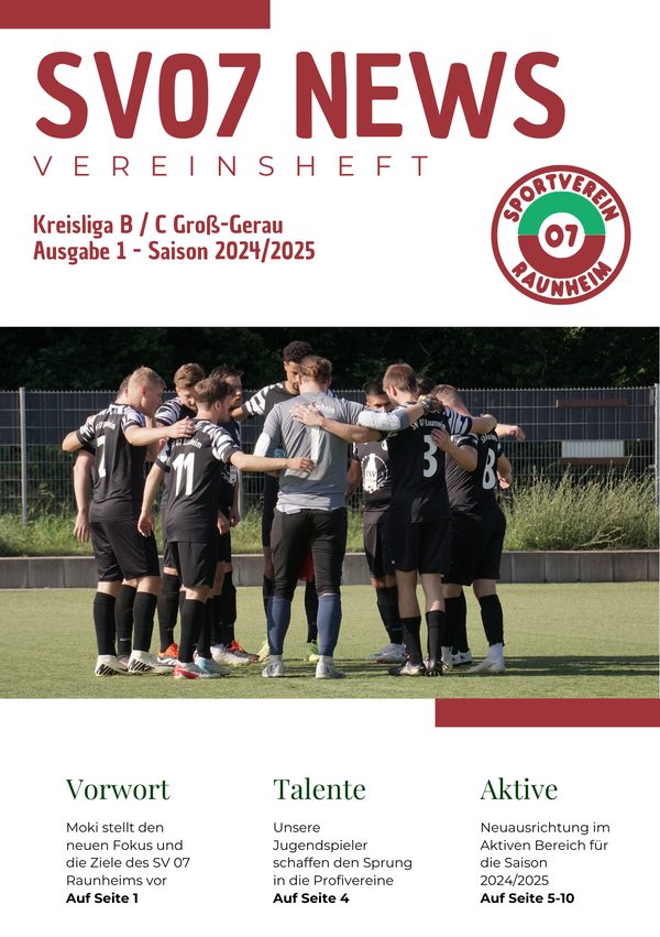 Titelseite Ausgabe 1 (2024/25)