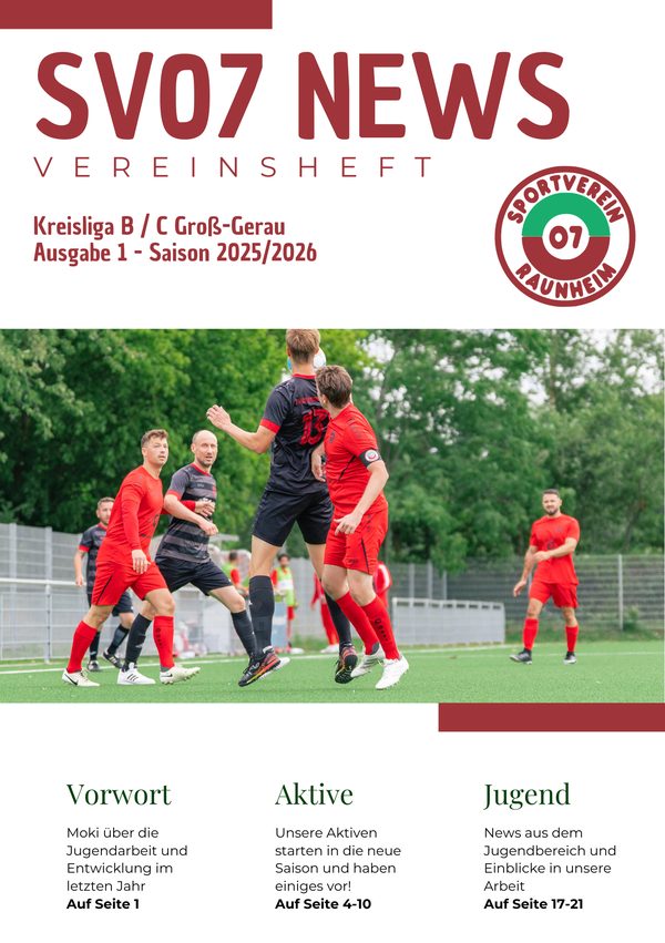 Titelseite Ausgabe 1 (2025/26)